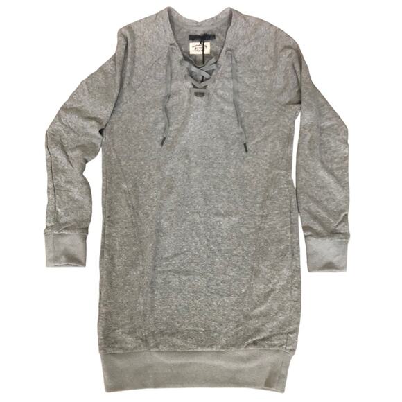 Prana Cozy Up Sweatshirt Dress UPF 50+ Pockets Long Sleeve Sz S Casual Outdoor - Picture 3 of 13